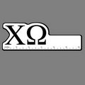 6" RULER W/ Chi Omega